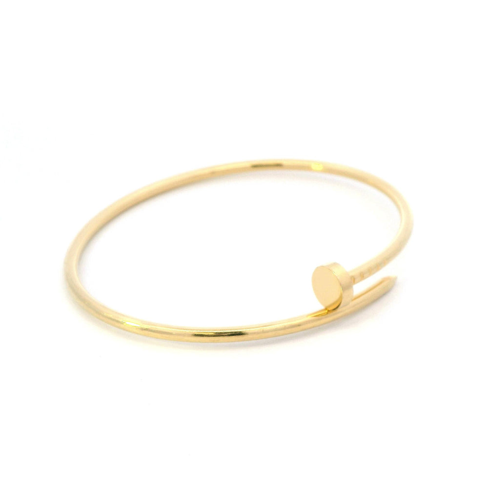 Cartier Juste un Clou Nail Bracelet Sz 18 18k YG