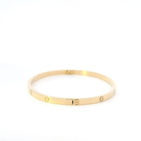 Cartier Thin Love Bracelet Size 19 18k YG