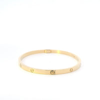 Cartier Thin Love Bracelet Size 19 18k YG