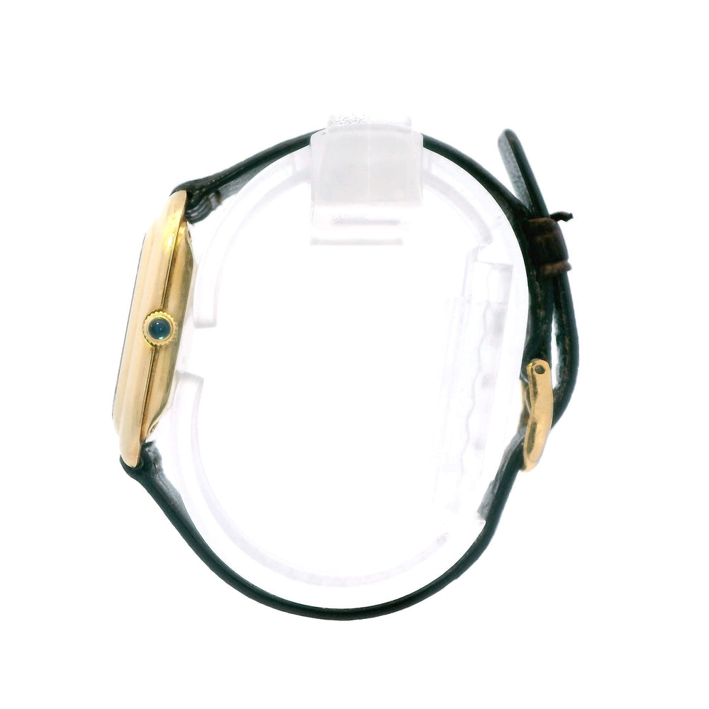 Cartier Gondole Vertical 18ky 22076/577 on leather band