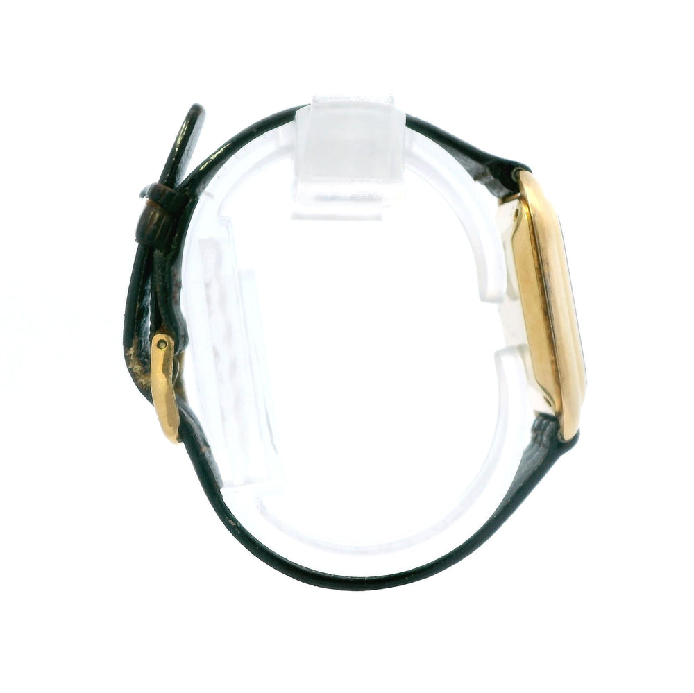 Cartier Gondole Vertical 18ky 22076/577 on leather band