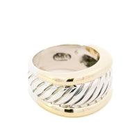 David Yurman Ring 14k Gold/Sterling Silver Sz 6