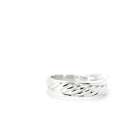 David Yurman Sterling Silver/Diamond Ring Sz 6