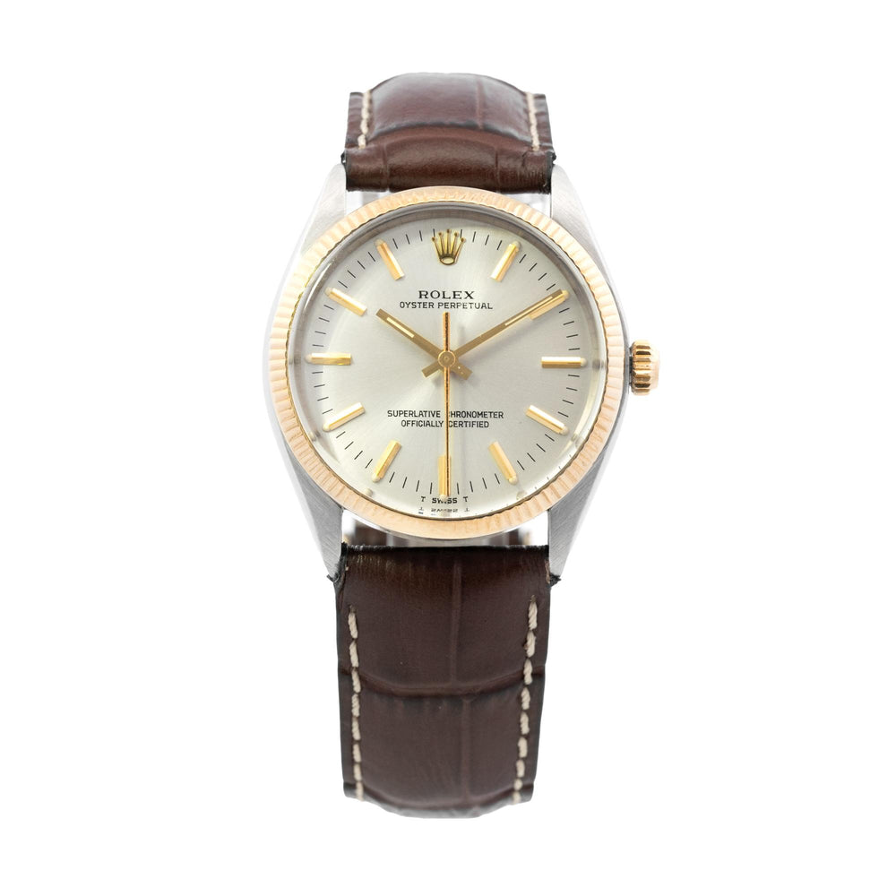 Rolex OP 34mm SS/YG 1005 Custom Band