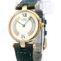 Cartier Vendome Quartz Vermeil Trinity Dial
