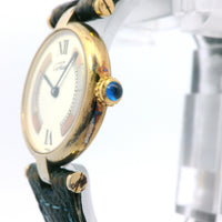 Cartier Vendome Quartz Vermeil Trinity Dial