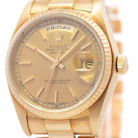 Rolex Day-Date 18038 18k YG 36mm