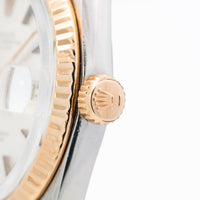 Rolex Datejust 36mm Linen Dial SS/YG 1601