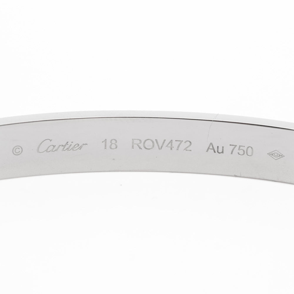 Cartier Love Bracelet WG Size 18