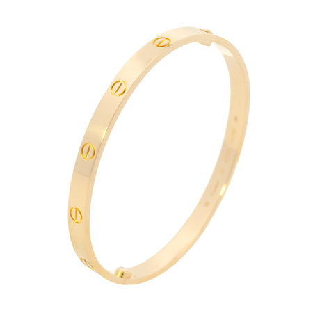 Cartier Love Bracelet 18k YG Sz 20