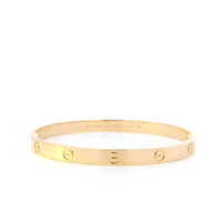 Cartier Love Bracelet 18k YG Sz 20