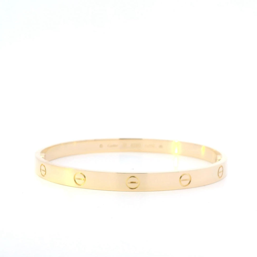 Cartier Love Bracelet 18k YG Sz 20