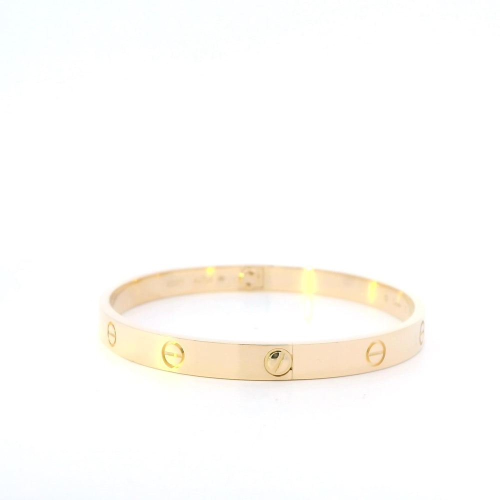Cartier Love Bracelet 18k YG Sz 20