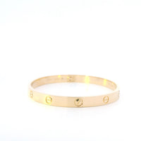 Cartier Love Bracelet 18k YG Sz 20