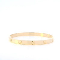 Cartier Love Bracelet 18k YG Sz 20