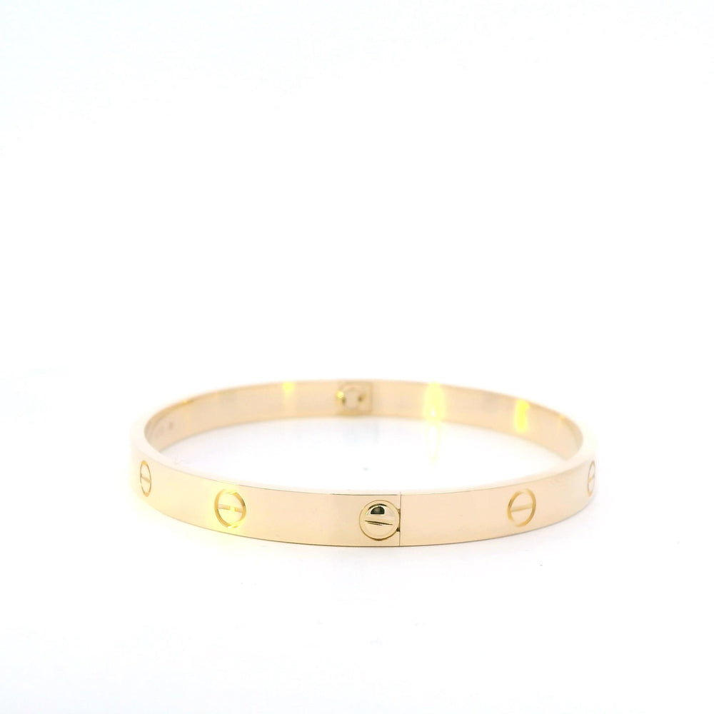 Cartier Love Bracelet 18k YG Sz 20