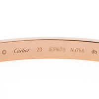 Cartier Love Bracelet RG Size 20