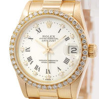Rolex Datejust 68278 18k YG 31mm