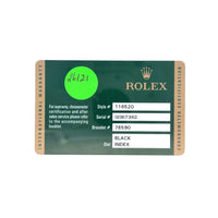Rolex Daytona 116520 SS 40mm card