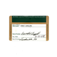 Rolex Datejust 26mm 2008 SS 176210 card