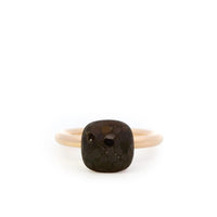 Pomellato Nudo Gele Ring, Signature Cushion-Cut Garnet in RG