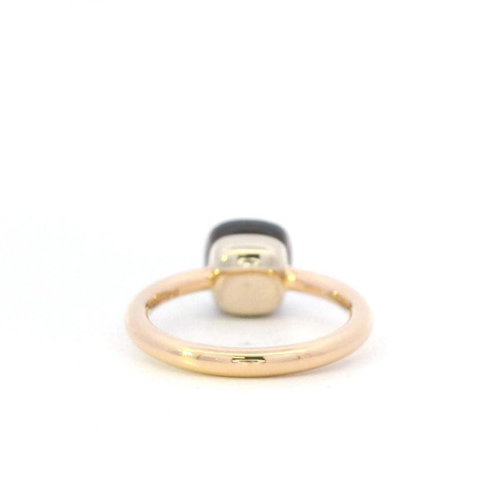 Pomellato Nudo Gele Ring, Signature Cushion-Cut Garnet in RG