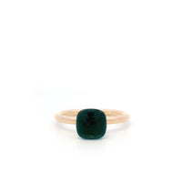 Pomellato Nudo Gele Ring, Signature London Blue Cushion Cut in 18k