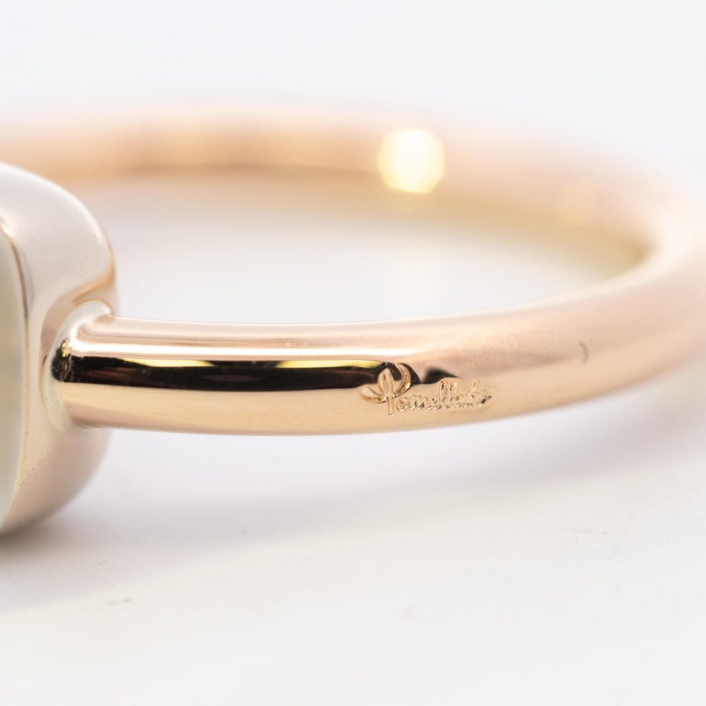 Pomellato Nudo Gele Ring, Signature White Topaz & MOP in 18k