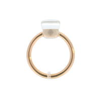 Pomellato Nudo Gele Ring, Signature White Topaz & MOP in 18k