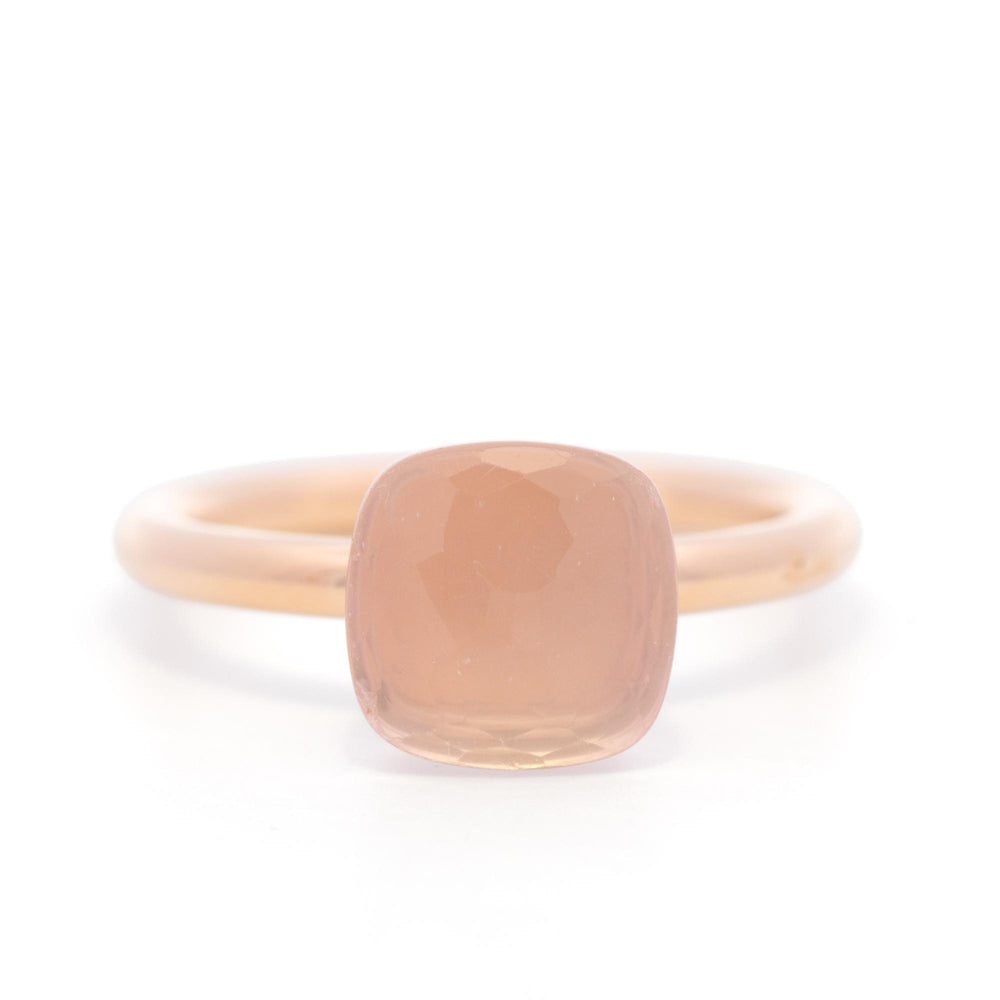 Pomellato Nudo Gere, Signature Rose Quartz Stone in 18k RG