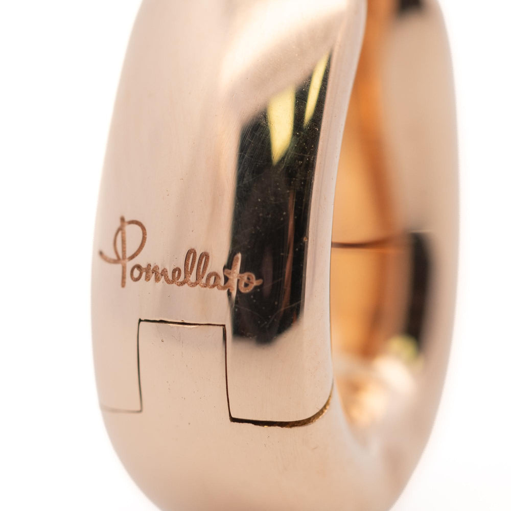 Pomellato Hoop Earrings 18k RG