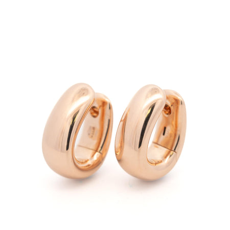 Pomellato Hoop Earrings 18k RG