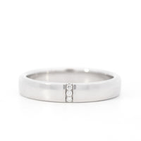 Harry Winston Platinum Diamond Mens Band Size 10.5