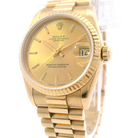 Rolex Datejust 18ky 31mm 68278