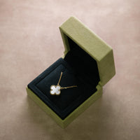 Van Cleef & Arpel MOP Alhambra Motif Necklace