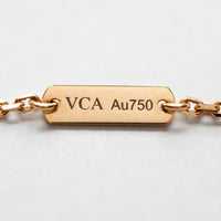 Van Cleef & Arpel MOP Alhambra Motif Necklace