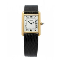 Cartier Tank Vermeil 24mm YG G20M Factory Dial