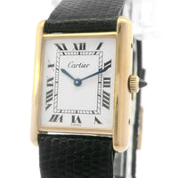 Cartier Tank Vermeil 24mm YG G20M Factory Dial