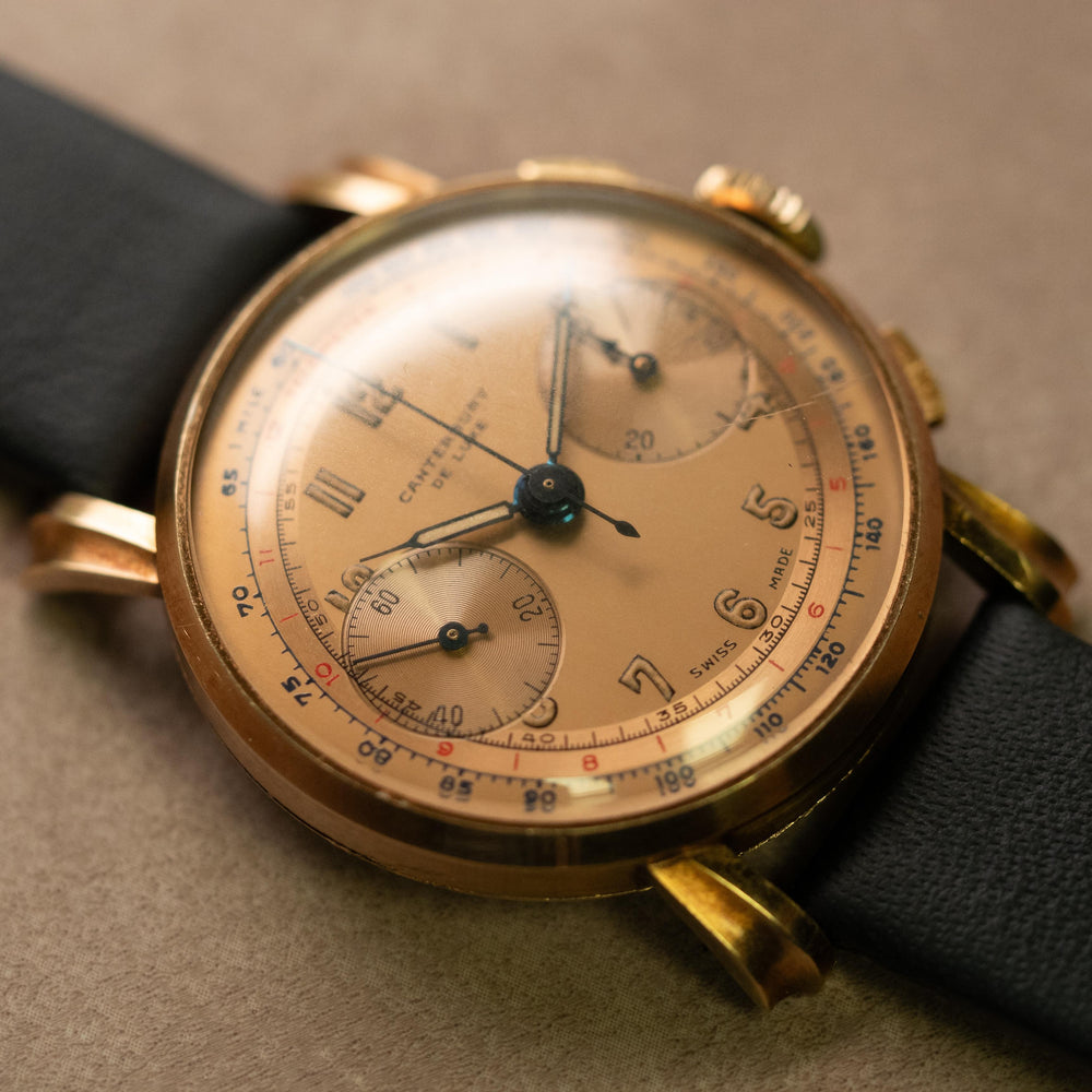 H. Fried & Co Canterbury De luxe Chronograph 14ky 13129