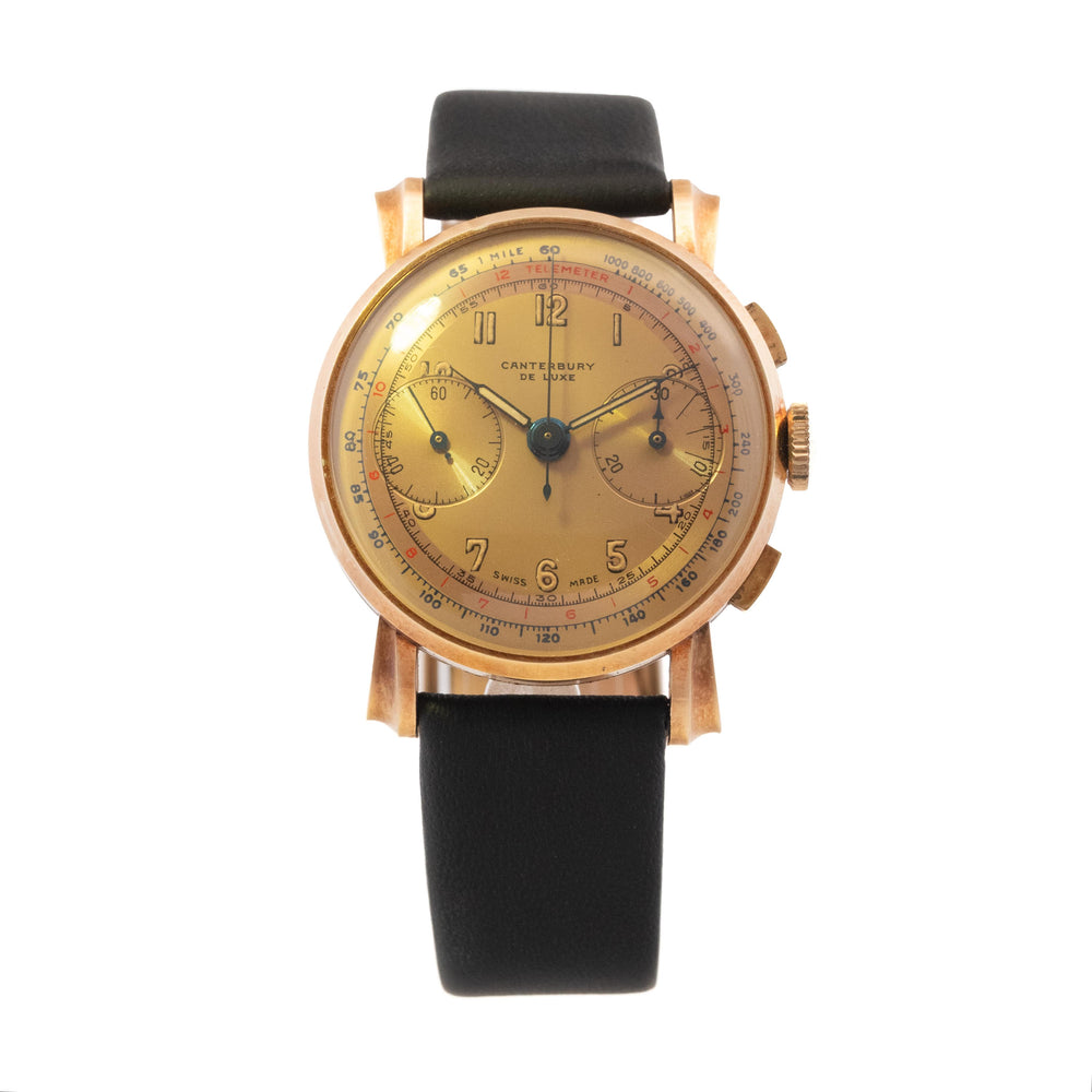 H. Fried & Co Canterbury De luxe Chronograph 14ky 13129