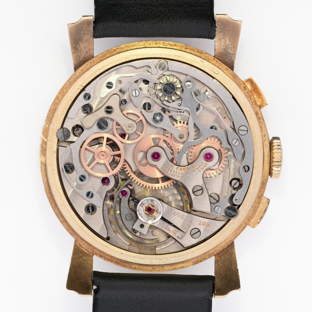 H. Fried & Co Canterbury De luxe Chronograph 14ky 13129
