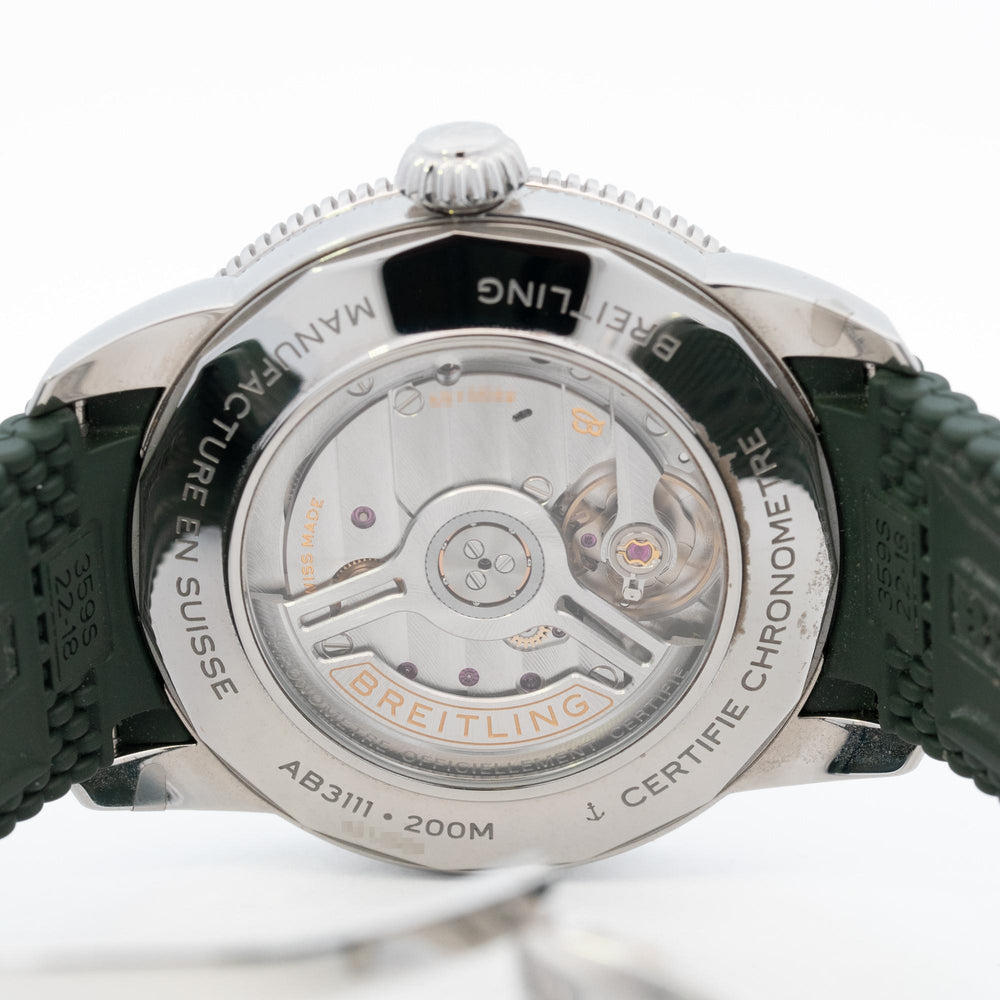 Breitling SuperOcean SS on Rubber AB3111
