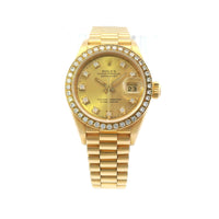 Rolex Datejust 26mm 18k YG Dia dial and Bezel 69138