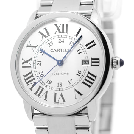 Cartier 42mm Ronde Solo SS 3802 pap