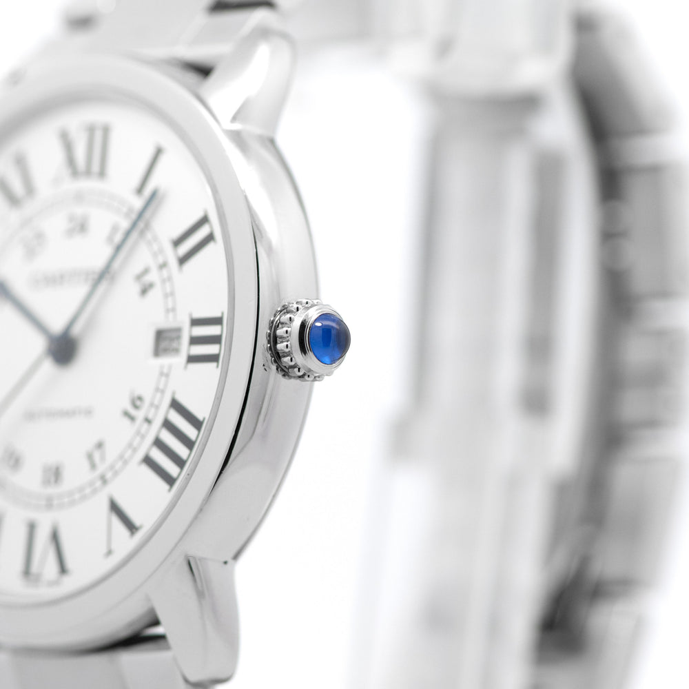 Cartier 42mm Ronde Solo SS 3802 pap