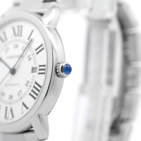 Cartier 42mm Ronde Solo SS 3802 pap