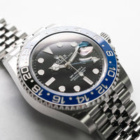 Rolex GMT Master II Batgirl SS 126710BLNR B&P