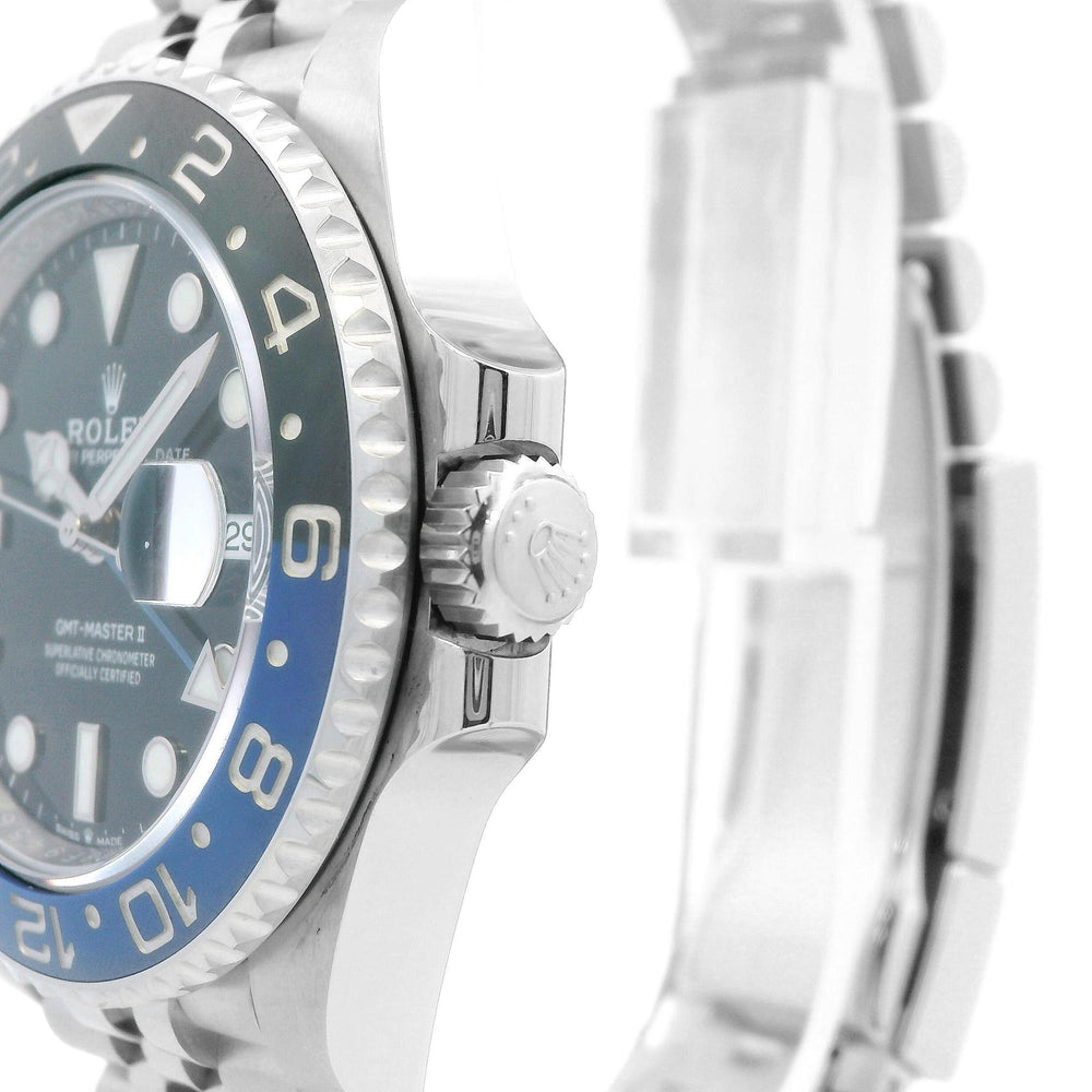 Rolex GMT Master II Batgirl SS 126710BLNR B&P