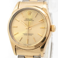 Rolex OP 34mm SS/GP 1014