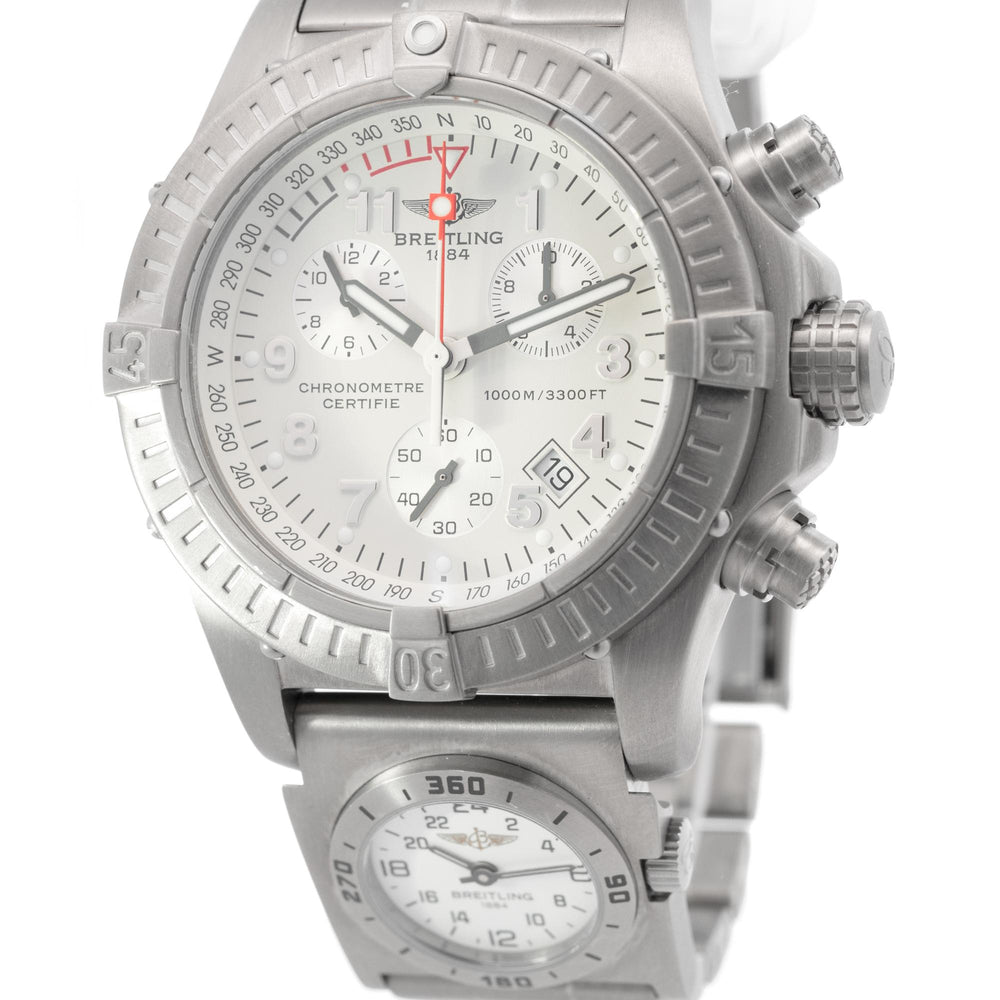 Breitling Chrono Avenger M1 44mm Titanium with UTC Module RARE